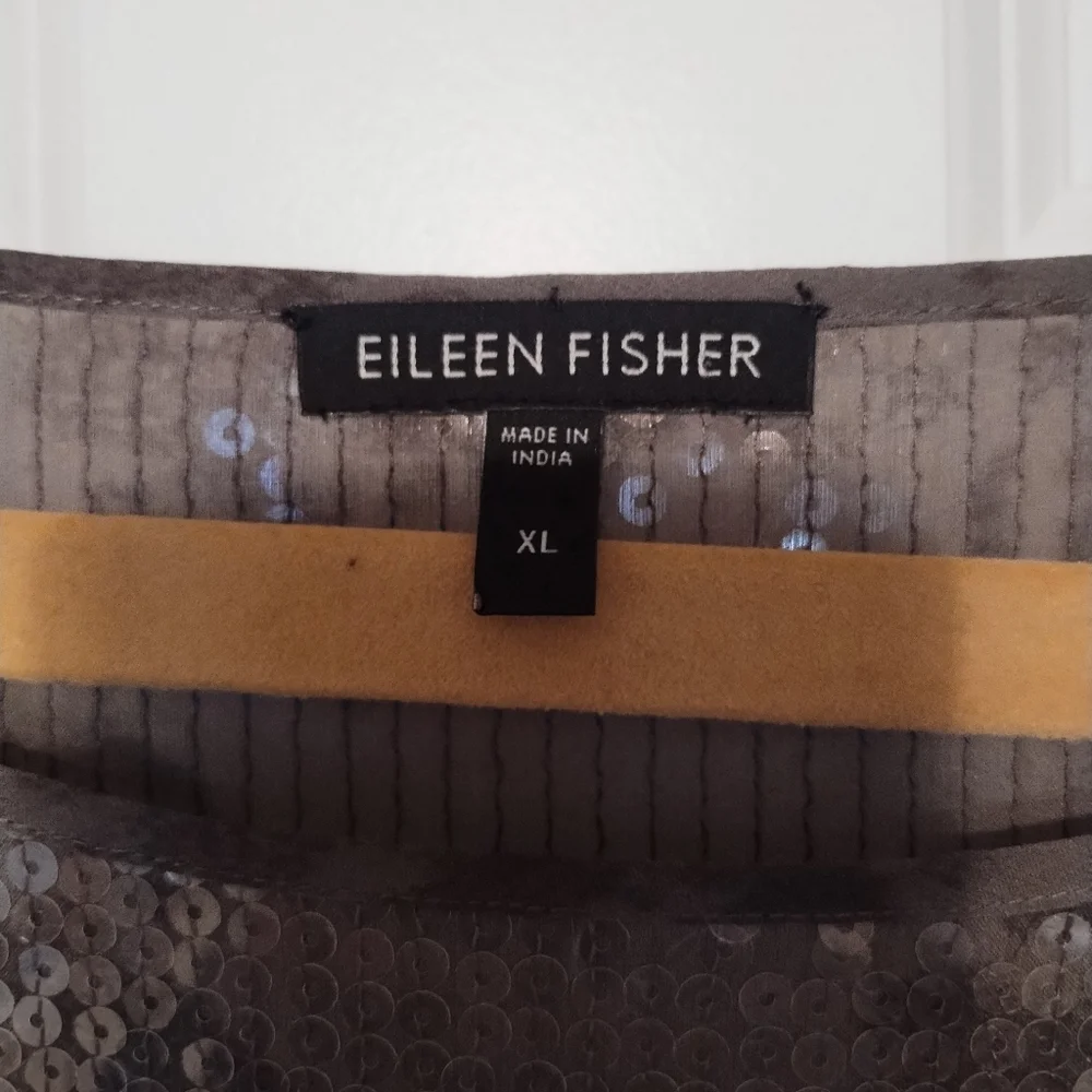 Eileen Fisher sequin shirt - Picture 2 of 6